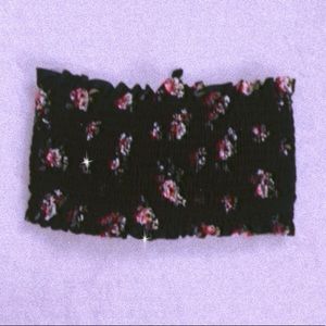 NWOT Floral Bikini Tube Top